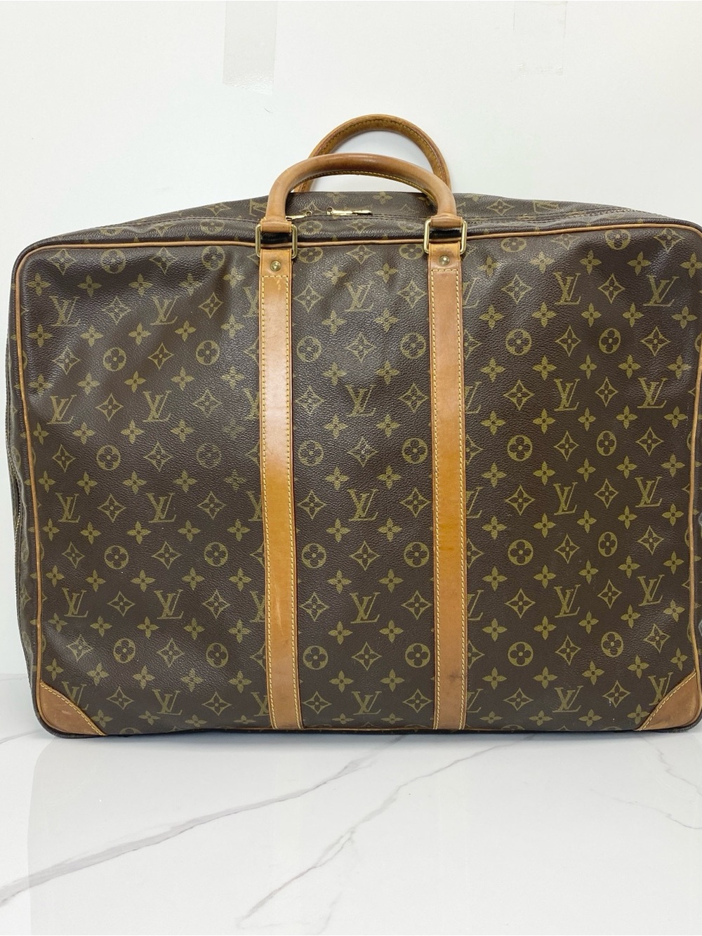 Louis Vuitton Monogram Sirius 55 Vintage Luggage Bag